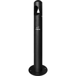 stand ashtray RANA stainless steel steel black Ø 290 mm H 1000 mm product photo