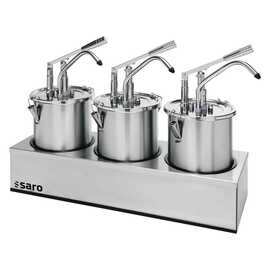 sauce dispenser table model PD-003 | 3 containers à 5 ltr product photo