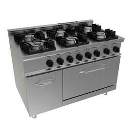 gas stove gastronorm 36 kW (gas) 5.48 kW (electric oven) | oven product photo