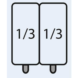 pasta basket set gastronorm E7/CPCEXC 2 baskets GN 1/3 product photo