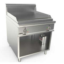 Electric griddle plate 800 mm wide, smooth surface, model LQ / FTG4BAL product photo