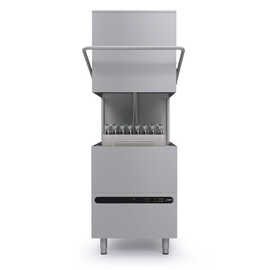 hood type dishwasher BERLIN 400 volts with drain pump with detergent dosing pump product photo