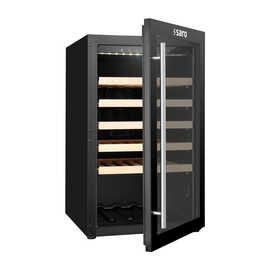 wine refrigerator WK 40 black | glass door | 5 wooden grids product photo  S