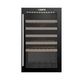 wine refrigerator WK 40 black | glass door | 5 wooden grids product photo  S