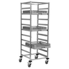 basket trolley | tray trolley KT500 suitable for trays | crates | baskets 500 x 500 mm product photo