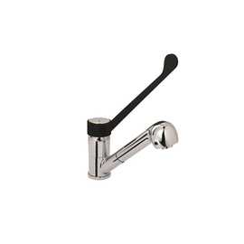 one-hole mixer tap FREYA G 3/8" | lever mixer tap retractable product photo