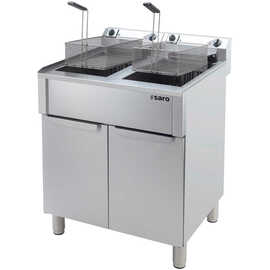 electric deep fryer BRAGA 40 ltr | floor model with 2 basins product photo S