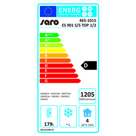 Refrigerated counter with door and drawers, model ES 901 S/S TOP 1/2 product photo Missing translation S