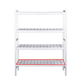 Aluminum shelf with plastic frost protection 373x620mm product photo