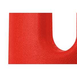 Plastic corner protector 380mm high RED product photo  S