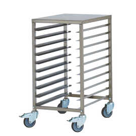 shelved trolley TW60/40L Euronorm suitable for sheet sizes 600 - 580 x 400 mm 10 slots product photo