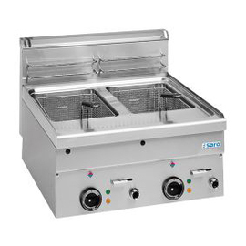 electric deep fryer EF66 | 2 x 10 ltr | 2 basins 2 baskets | 400 volts 18.0 kW product photo