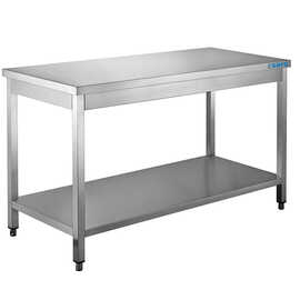 stainless steel table with bottom shelf L 600 mm W 700 mm H 850 mm product photo