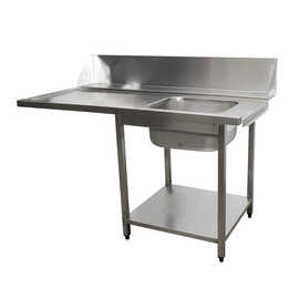 sink feed table for dishwascher on the right L 1600 mm product photo