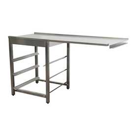 Drain table for dishwasher, right-hand side, 1600mm product photo