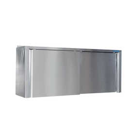 stainless steel wall cabinet 1000 mm x 400 mm H 600 mm with sliding doors product photo