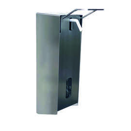 disinfectant dispensers CAROLINA stainless steel with arm lever wall model 1000 ml 98 mm x 185 mm H 320 mm product photo
