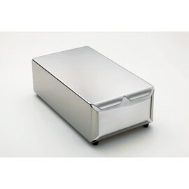 napkin dispenser 41 stainless steel | 310 mm x 170 mm H 105 mm product photo