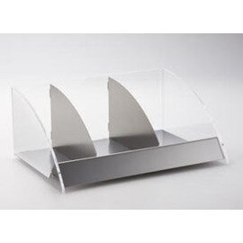 countertop display 644 3 compartments  L 360 mm  H 150 mm product photo