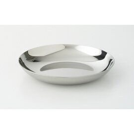multi-purpose plate 88 stainless steel round shiny Ø 118 mm product photo