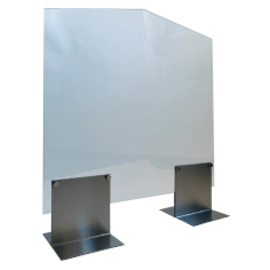 hygienic partition wall L with pass-through | mobile product photo