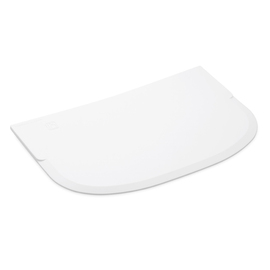 cream scraper | dough scraper plastic flexibel white | 148 mm x 99 mm product photo