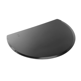 cauldron scraper | dough scraper PP detectable black | 198 mm x 149 mm product photo