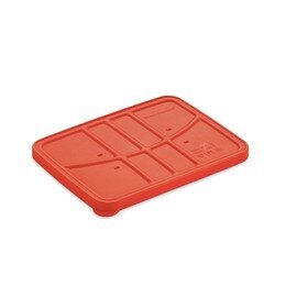 silicone lid silicone red  L 235 mm  B 175 mm  H 15 mm product photo