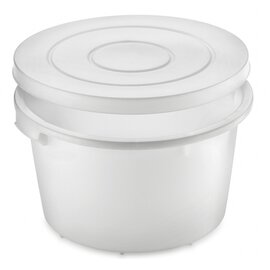round tub HDPE white 65 ltr  Ø 540 mm  H 330 mm product photo