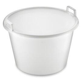 round tub HDPE white 50 ltr  Ø 500 mm  H 360 mm product photo