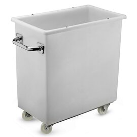 trolley white rectangular 700 mm  x 410 mm  H 760 mm product photo