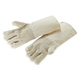 Baking Gloves cotton natural white with cuff 1 pair 380 mm x 170 mm product photo
