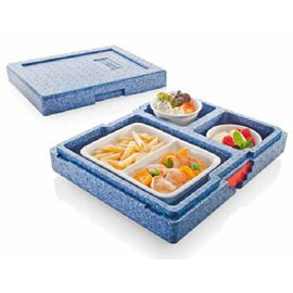 thermal container Dinner Champion light blue  | 390 mm  x 320 mm  H 108 mm product photo