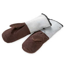 Baking Gloves brown with cuff 1 pair 450 mm x 150 mm product photo