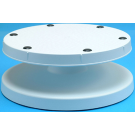cake plate plastic white rotatable anti-slip surface Ø 230 mm H 90 mm product photo