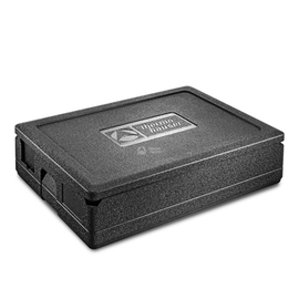 food transport box | thermo box UNISTAR 18,5cm 2019 baker's standard EPP black 33 ltr | 695 mm x 495 mm H 185 mm product photo