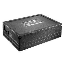 food transport box | thermo box UNISTAR 22,0cm 2019 baker's standard EPP black 44 ltr | 695 mm x 495 mm H 220 mm product photo