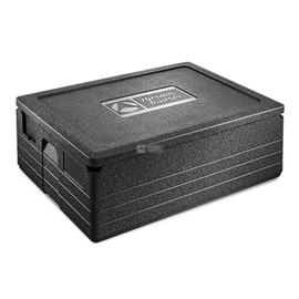 food transport box | thermo box UNISTAR 26,0cm 2019 baker's standard EPP black 55 ltr | 695 mm x 495 mm H 260 mm product photo