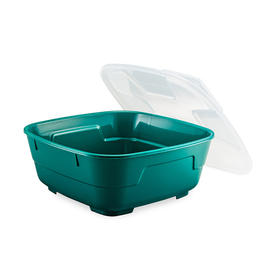 menu bowl set GOODBOWL Big reusable PP green 1300 ml | 5 bowls | 5 lids product photo