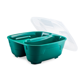 menu bowl set GOODBOWL Twin PP green reusable 1000 ml | 5 bowls | 5 lids product photo