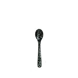 egg spoon melamine black white  L 120 mm product photo
