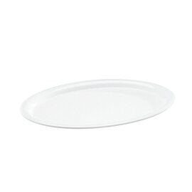 coffeehouse tray melamine white oval | 220 mm  x 165 mm product photo