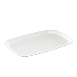 meat plate white  L 350 mm  B 232 mm product photo