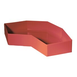 presentation tray plastic red 300 mm  x 135 mm product photo