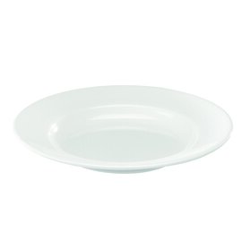 plate 300 ml melamine white  Ø 235 mm | reusable product photo
