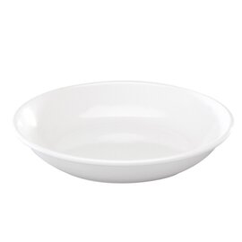plate 700 ml melamine white  Ø 215 mm | reusable product photo
