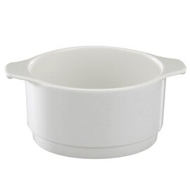 soup cup 360 ml melamine reusable white Ø 165 mm  | with saucer product photo