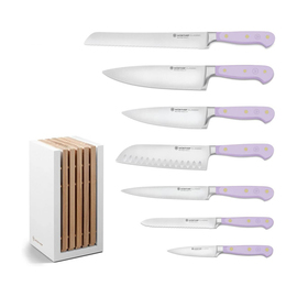 knife block with 7 knives CLASSIC COLOUR Purple Yam product photo  S