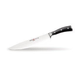 chef's knife CLASSIC IKON CLASSIC IKON forged smooth cut  | riveted | black | blade length 26 cm product photo