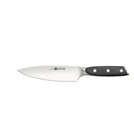 chef's knife XLINE forged smooth cut  | riveted | black | blade length 20 cm product photo  L